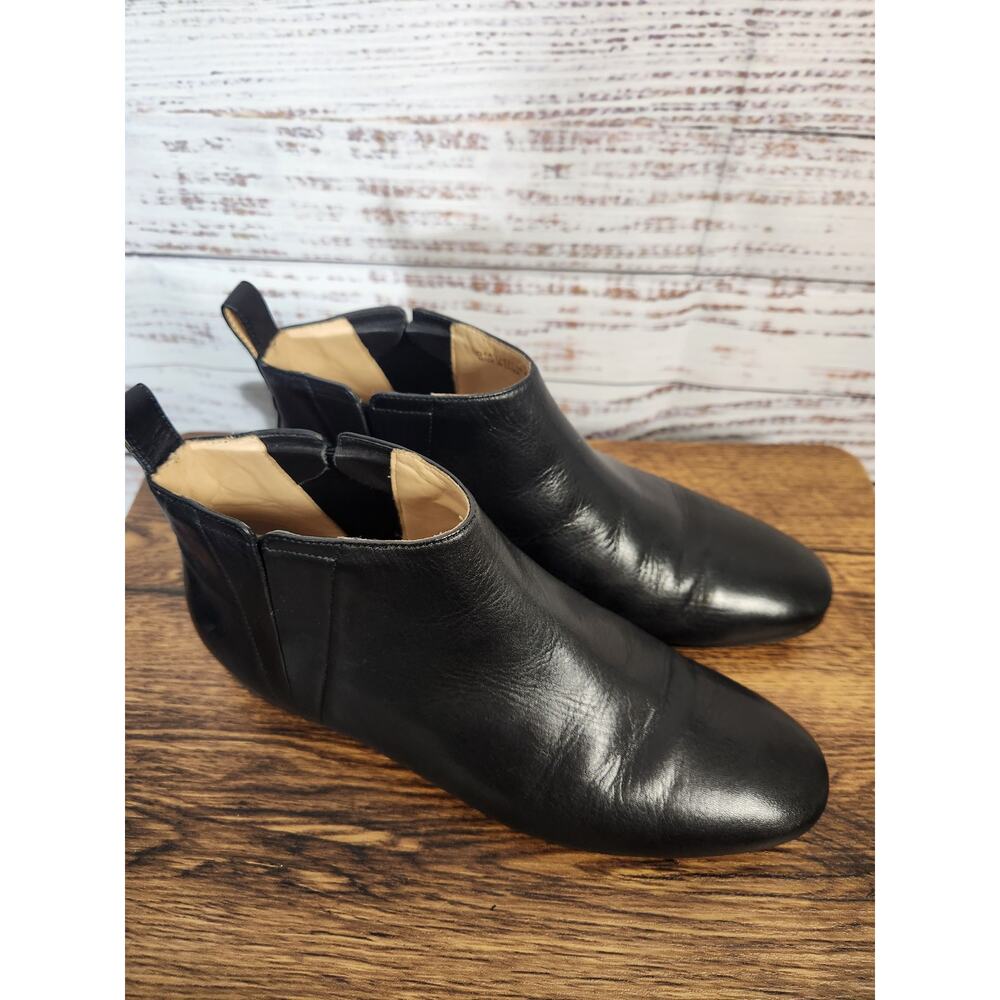 Cole Haan Black Leather Ankle Booties